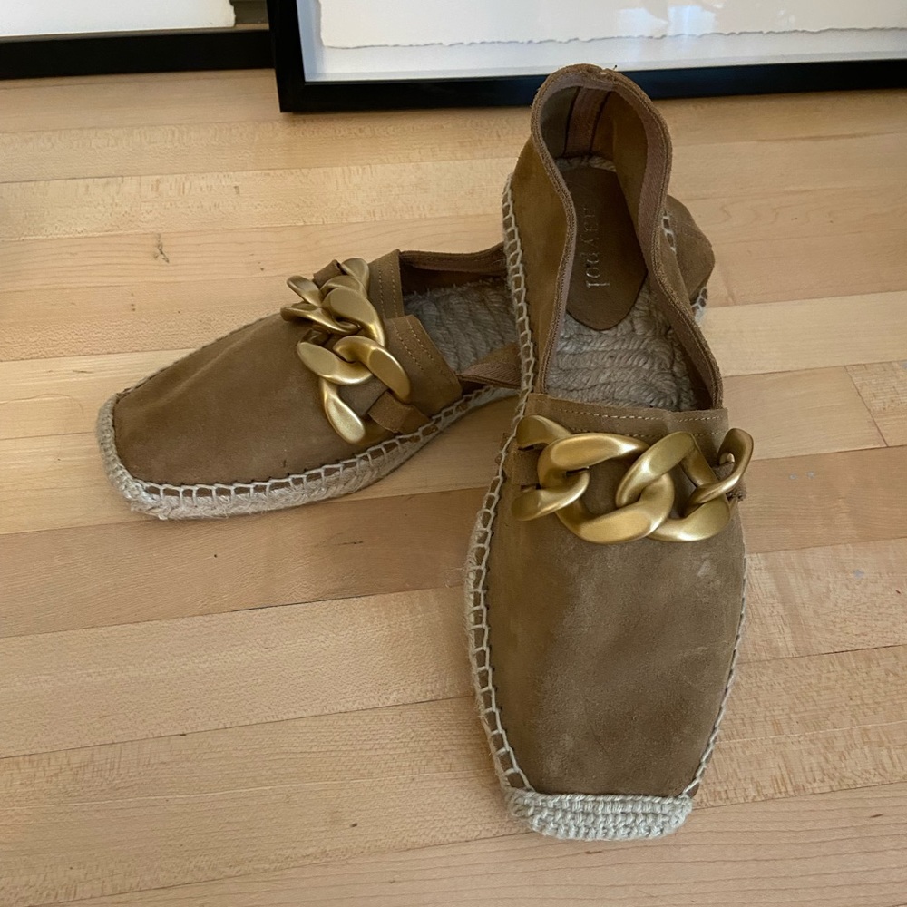 SOLD Maypol Suede espadrilles loafers new
